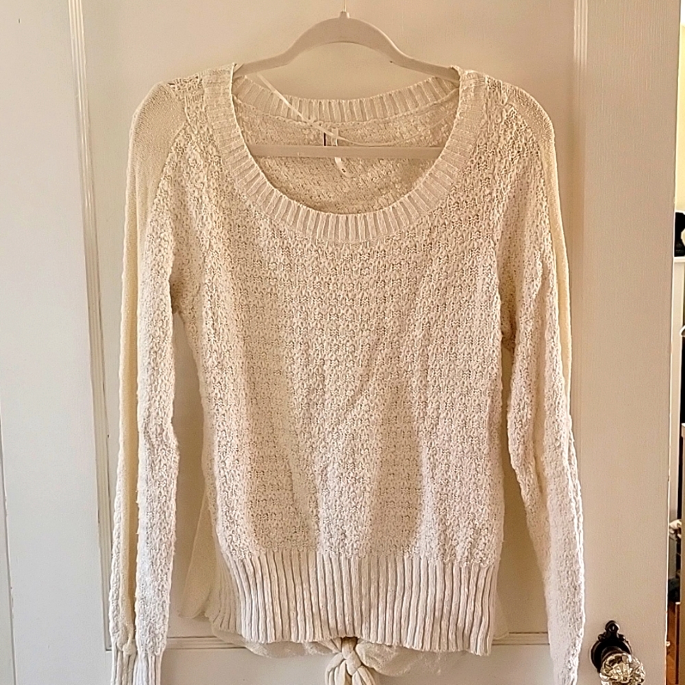 Free People Medium Sweater with open back